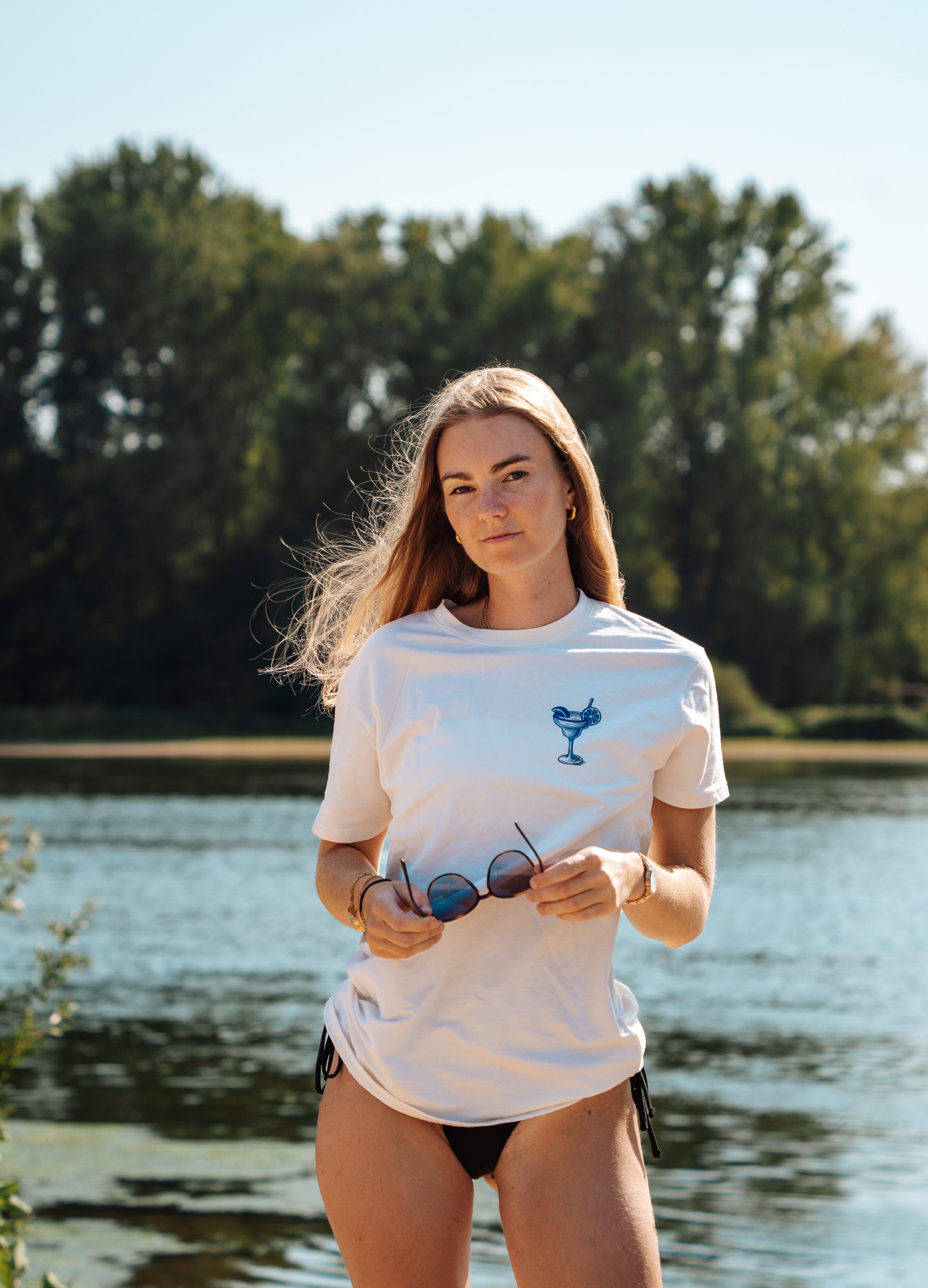 T-shirt Margarita cocktail barbecue accord fumé