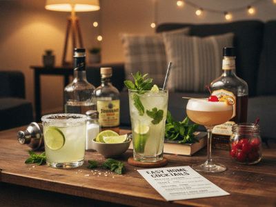 Faire cocktails à la maison