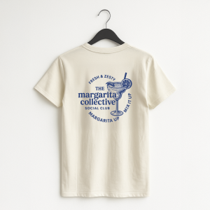 T shirt avec un cocktail Margarita dans le dos